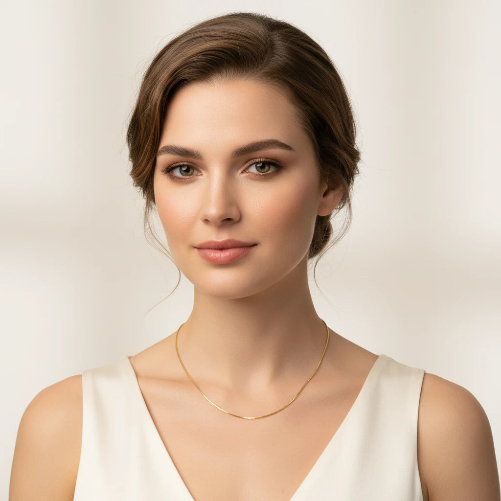 60cm Basic Necklace - 18K Gold Plated
