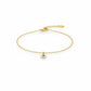 Delicate Evil Eye Anklet - 18K Gold Plated