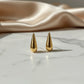 Slim Teardrop Earrings - 18K Gold Plated