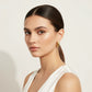 Domed Teardrop Earrings - 18K Gold Plated