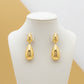 Double Teardrop Earrings - 18K Gold Plated