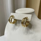 Triple Hoops Earrings - 18K Gold Plated