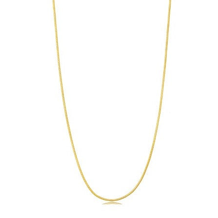 18K Gold Plated Herringbone 35cm Necklace