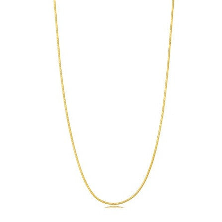 18K Gold Plated Herringbone 45cm Necklace