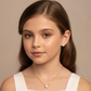 Small Cubic Zorconia Kids Set - 18K Gold Plated
